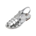 thumbnail image 3 of CHWshoes Closed Toe Sandals Women, Comfortable Fisherman Sandal for Womens Wide Width Summer Dressy Wedge with Adjustable Strap，Silver Size 43, 3 of 7