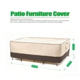 thumbnail image 2 of F&J Outdoors Waterproof Outdoor Table Cover 86"(W)×44"(D)×27.5"(H), 2 of 9