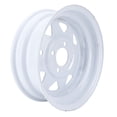thumbnail image 1 of Trailer Rim, 1660lbs Load Capacity Steel Lightweight 13 X 4.5J Spare Trailer Rim  for Boat Trailer, 1 of 7