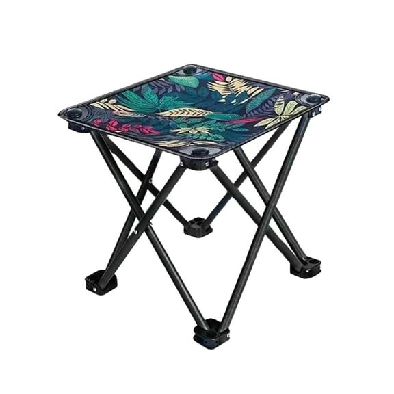 Collapsible Camp Stool Folding Camping Stool Portable Seat Travel Little Stools for Camping Fishing Hiking Gardening