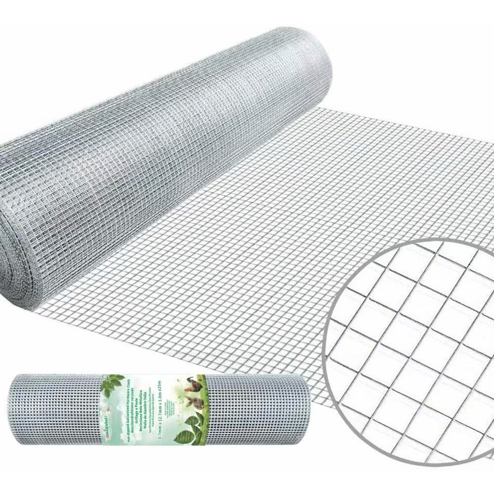 40in X 82ft Hardware Cloth 1/2in Square Mesh Hardware Cloth Hotdipped