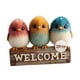 thumbnail image 4 of Letrero de bienvenida de madera colgante, placa de madera 2D multiusos con cuerda para habitación de mascotas Pájaro, 4 of 8