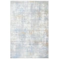 thumbnail image 2 of SAFAVIEH Bayside Bernadette Abstract Polyester Machine Washable Area Rug, Gray/Ivory Blue, 8' x 10', 2 of 13