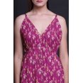 thumbnail image 3 of Bimba Robe Longue à Imprimé Floral pour Femmes, Bretelles Spaghetti, Col en V, Maxi, Tenue de Plage - XX-Grand, 3 of 5