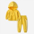 thumbnail image 2 of Gibobby Toddler & Kids Boy Winter Clothes Fall Winter Casual Kids Fall Outfits Sweatshirts Pants Set 2T 3T 4T 5T 6T 7T Boys Outfits(5-6 Years,Yellow), 2 of 4