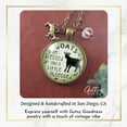 thumbnail image 4 of Goat Necklace Obsessed Farm Animal Gutsy Goodness Adult Bronze Metal Female Jewelry, 4 of 8