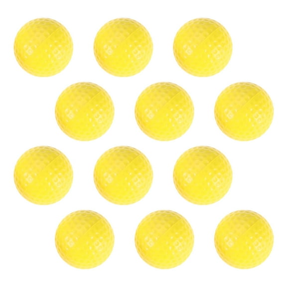 12 Pcs Synthetic Rubber Golf Accessories Training Practice Balls Foam Lightweight