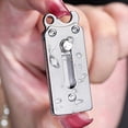 thumbnail image 4 of Alloy Peeler with Bottle Opener Kitchen Peeling Tool Metal Texture Suitable for Keychains and Outdoor Adventure, 4 of 4