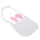 thumbnail image 2 of Contenedor de bocadillos con forma de galleta rosa, linda bolsa de lona con forma de conejito de Pascua para golosinas, 2 of 6