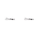 thumbnail image 4 of Soidarity 100 UNIDS Cojinetes de pesca Enganchados Pasadores de presión Conector giratorio de acero inoxidable Conector de pesca Giratorios Pin de 8 # 2piezas Soidarity CBP077810, 4 of 6