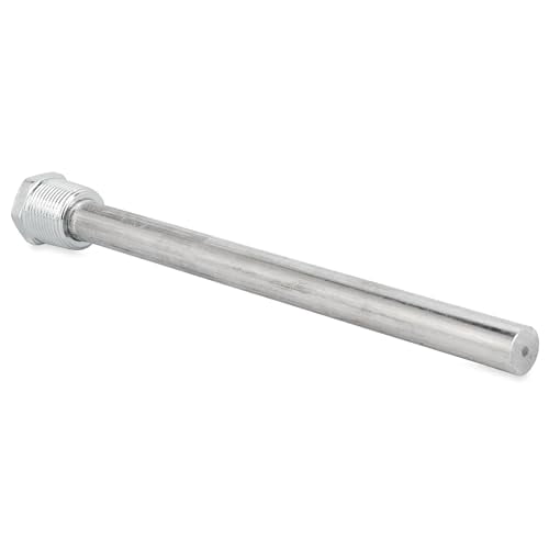 Camco Aluminum RV Water Heater Anode Rod - 3/4 Inch NPT Fits Suburban/Mor-Flo Water Heaters - 5/8 Inch x 9.5 Inch - Extends The Life of Water Heaters by Attracting Corrosive Elements (11563)