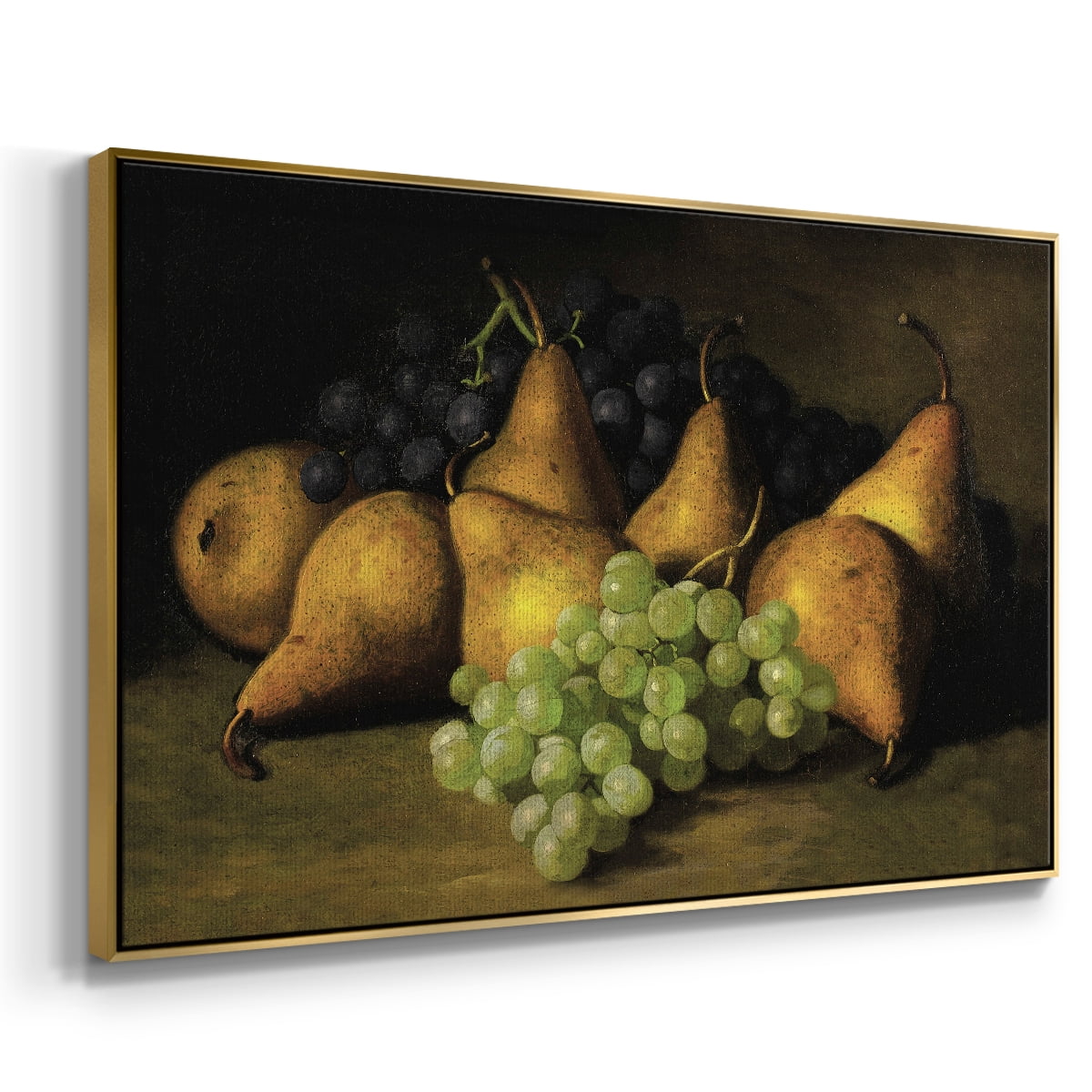 Vintage Botanical Print-LXVIII By Wexford Home Framed in Gold Wood Gallery Wrapped Canvas 27 in. x 41 in.