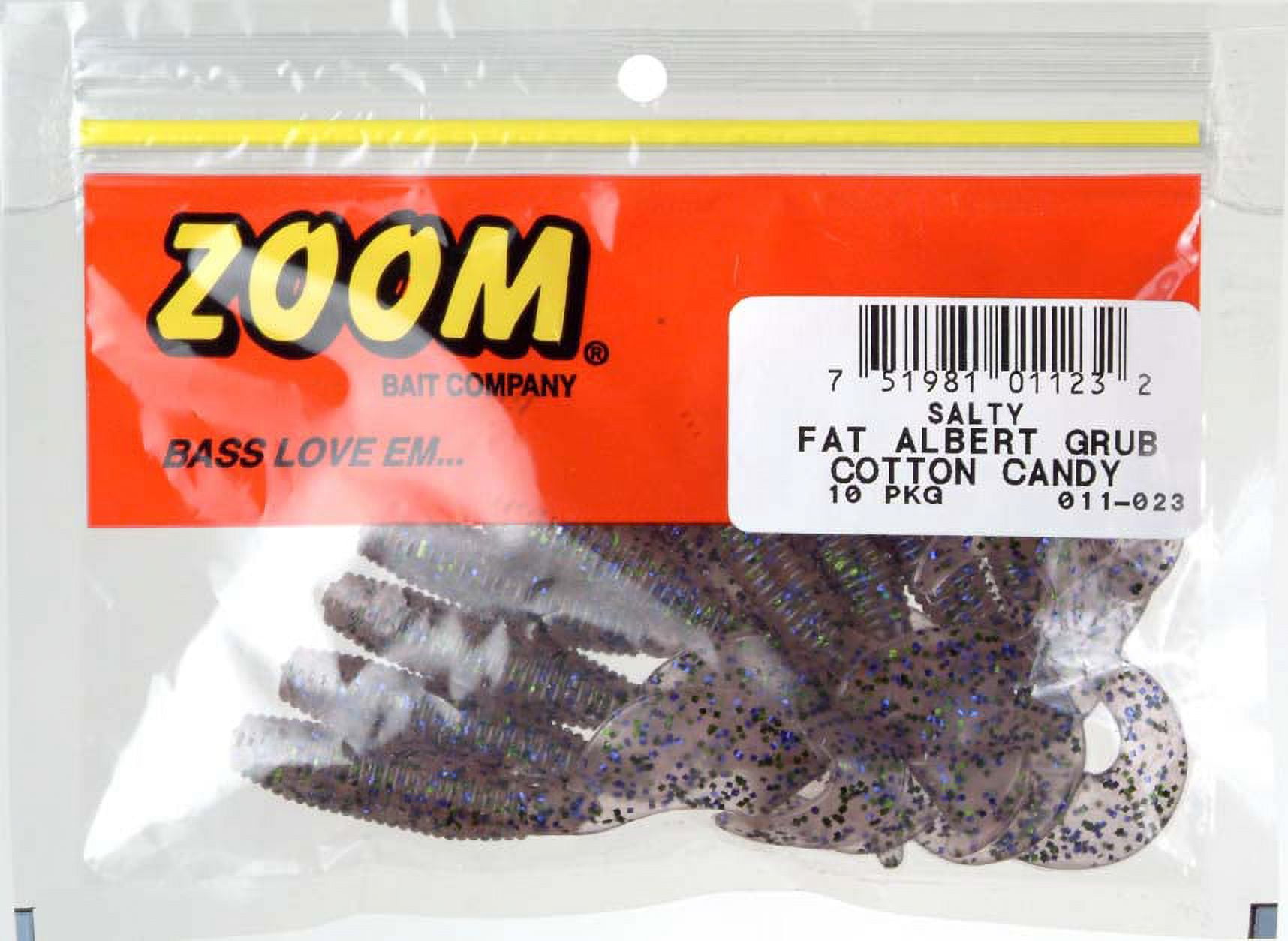 Zoom Bait Fat Albert Grub Bait, Junebug, 5-Inch, Pack of 10, Soft Plastic  Lures -  Canada