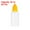 Yellow, variant on PE 15ml Liquid Dropper Bottle Eye Dropper Container with Cap, Coffee 50 Pack