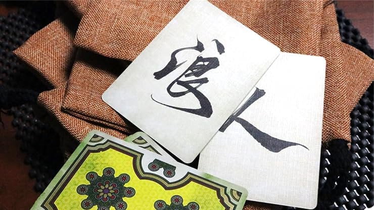 Kings Wild Project Ronin Playing Cards 4-Deck Set Spades, Clubs, Diamonds, and Hearts Clans - Standard Edition, Poker Size, Custom Index, Kuniyoshi-Inspired Samurai Artwork