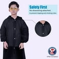 thumbnail image 4 of Manteau de Pluie pour Enfants, Lot de 2 Ponchos de Pluie pour Enfants - Imperméables Réutilisables pour Garçons et Filles, Équipement de Pluie Extérieur, 4 of 7