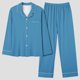 thumbnail image 2 of Traje de pijama informal de poliéster para mujer - Cuello en V, diseño con bolsillos - Para todas las estaciones - Tallas S-XXXL, 2 of 3