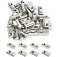 thumbnail image 1 of HUGFEGWE 50 Pcs 4040 Series M8 Half Round Roll in Spring T Nuts, Roll in Spring Loaded T Nut for European Standard 40 Series 8mm T-Slot Aluminum Extrusion Profile UA824-12819, 1 of 8