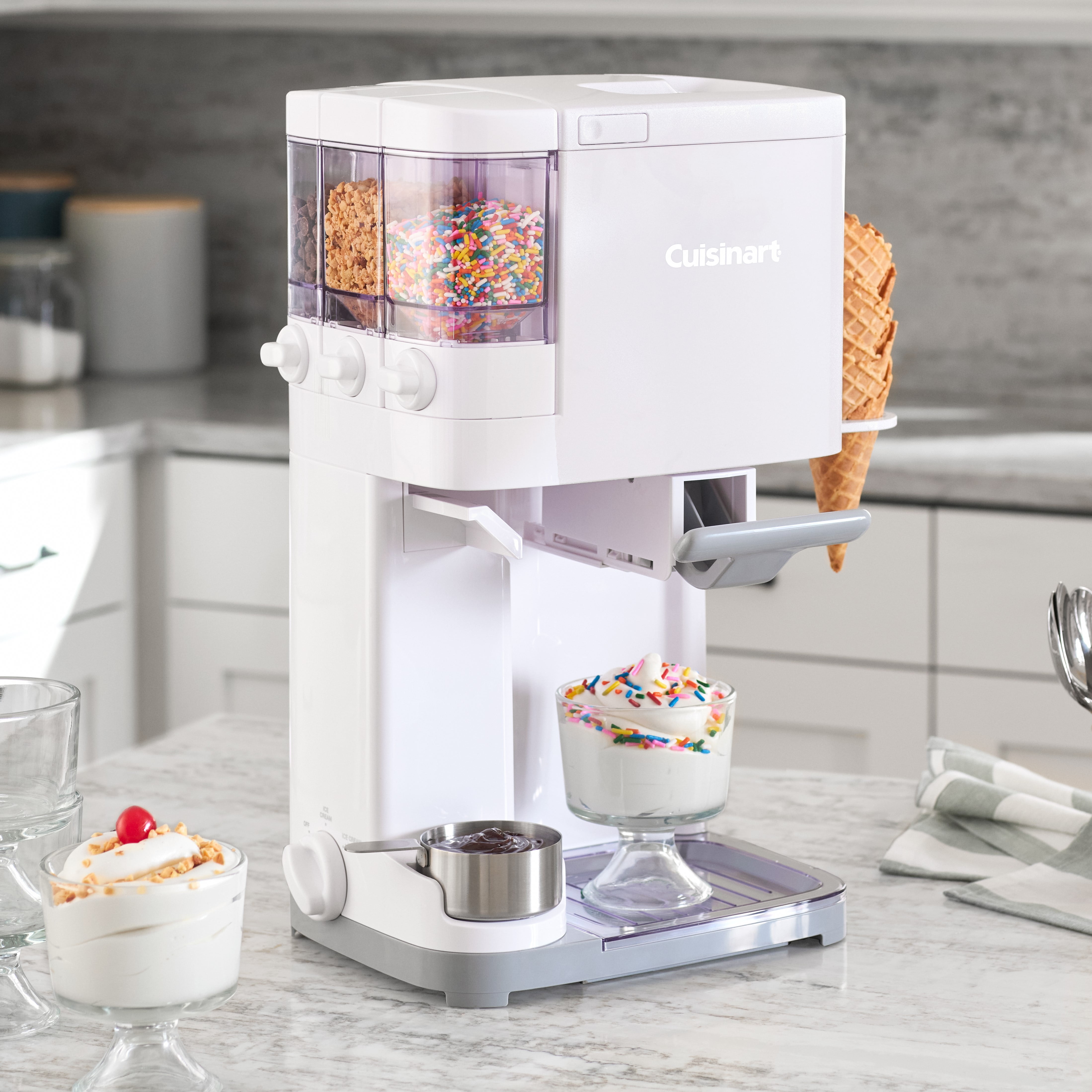 Cuisinart Soft Serve Ice Cream Machine- Mix It In Ice Cream Maker