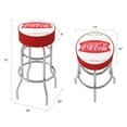 thumbnail image 5 of Trademark Gameroom Coca-Cola Ice Cold Design Bar Stool with Padded Seat, 5 of 5