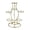 Golden, variant on Homerr Ball Display Stand Faux Crystal Ball Holder Sphere Metal Display Stand 7 Faux Crystal Ball Decorative Glass Fortune Ball Globe Stone Show Holder Organizer Rack Home Office
