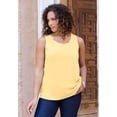 thumbnail image 2 of Roaman's Women's Plus Size Scalloped Cardigan And Tank Set, 2 of 6