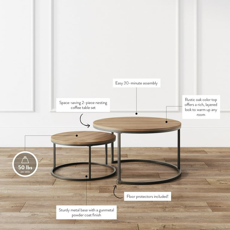 Bronx nest of 2 on sale coffee tables