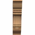 thumbnail image 2 of Ekena Millwork 6"W x 20"D x 24"H Olympic Traditional Rough Sawn Bracket, Western Red Cedar, 2 of 13