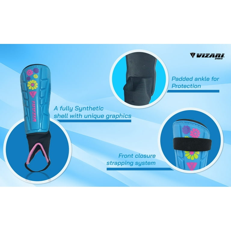 Vizari Blossom Soccer Shin Guards - Dual-Layered Protection Vizari Blossom Soccer Shin Guards - Dual-Layered Protection