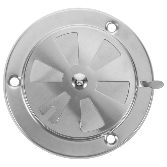 OUNONA Stainless Steel Adjustable Vent Cover for Daily Use Silver Color 2 Inch