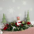 thumbnail image 3 of Northlight Candy Cane Snowman and Ornaments Christmas Swag - 37.5" - Unlit, 3 of 8