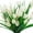 White, variant on Morttic 8 Bundles Tulips Artificial Flowers,30 Heads Outdoor Artificial Tulip Faux Plastic Greenery Shrubs Plants UV Resistant for Easter Home Outside Garden Porch Window Decor