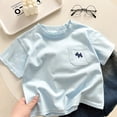 thumbnail image 4 of Wxolcjlv Toddler Boys Summer Horse Print Tee Casual O Neck Short Sleeve T Shirt with Pocket, 4 of 4