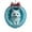 C, variant on 2D Ice Crystal Cave Animal Ornament - 3.15in(8cm) Winter Forest Creatures with Snowflake Accents, Acrylic Christmas Hanging Decor for Tree & Home, L