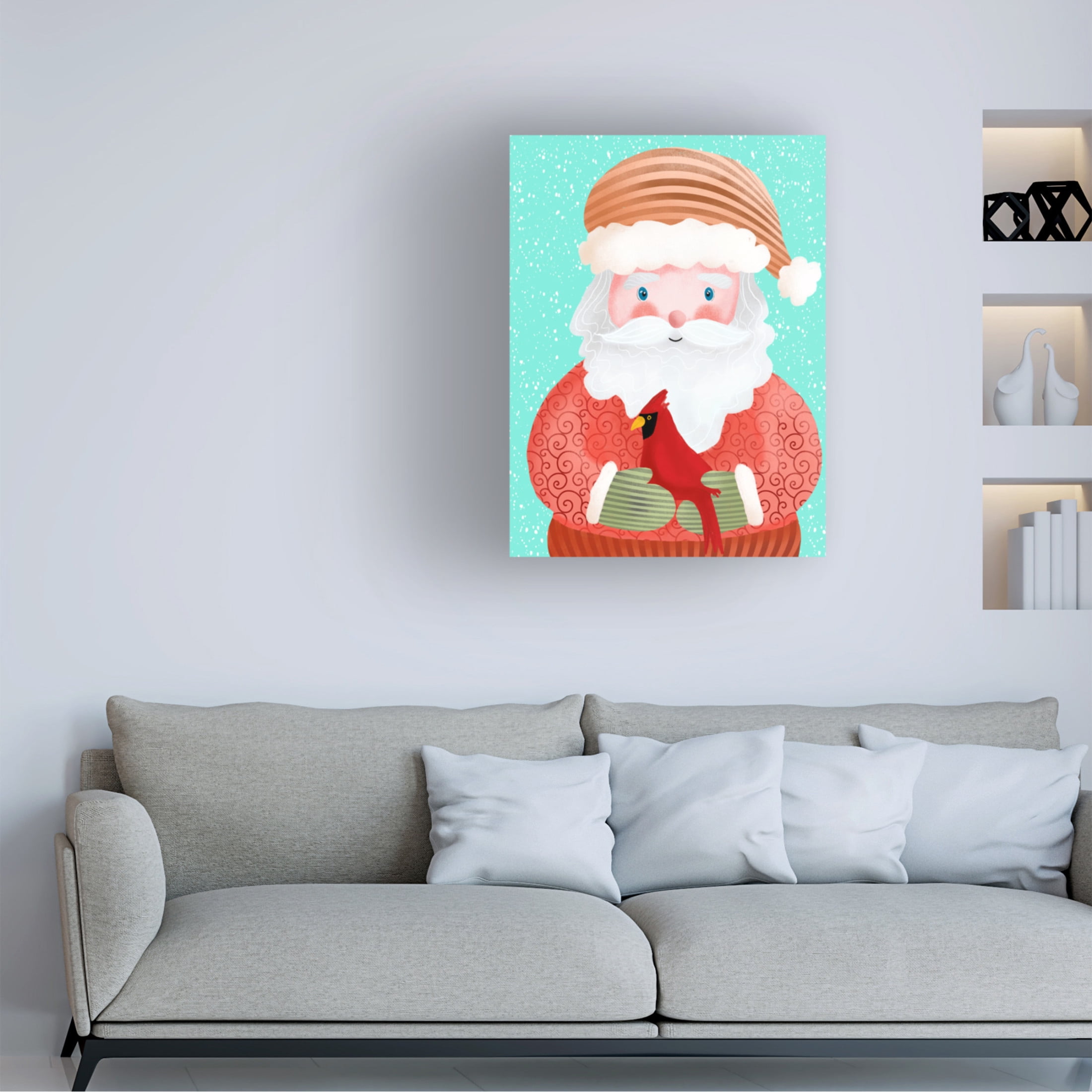 Trademark Fine Art Regina Moore Santa Pack I Canvas Wall Art