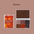 thumbnail image 1 of 8 Style Inkpad Ink Stamp Pad Colorful Cartoon Craft Ink Pad Set for DIY Funny Work Fingerprint Scrapbooking Accessories brown, 1 of 6