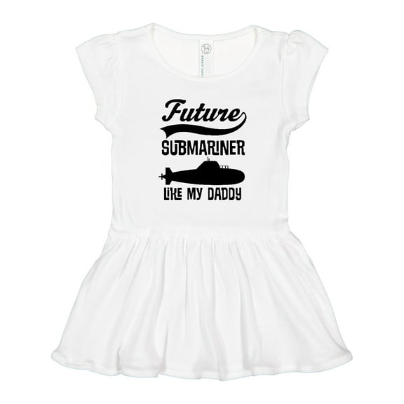 Inktastic Future Submariner Like Daddy Girls Toddler Dress
