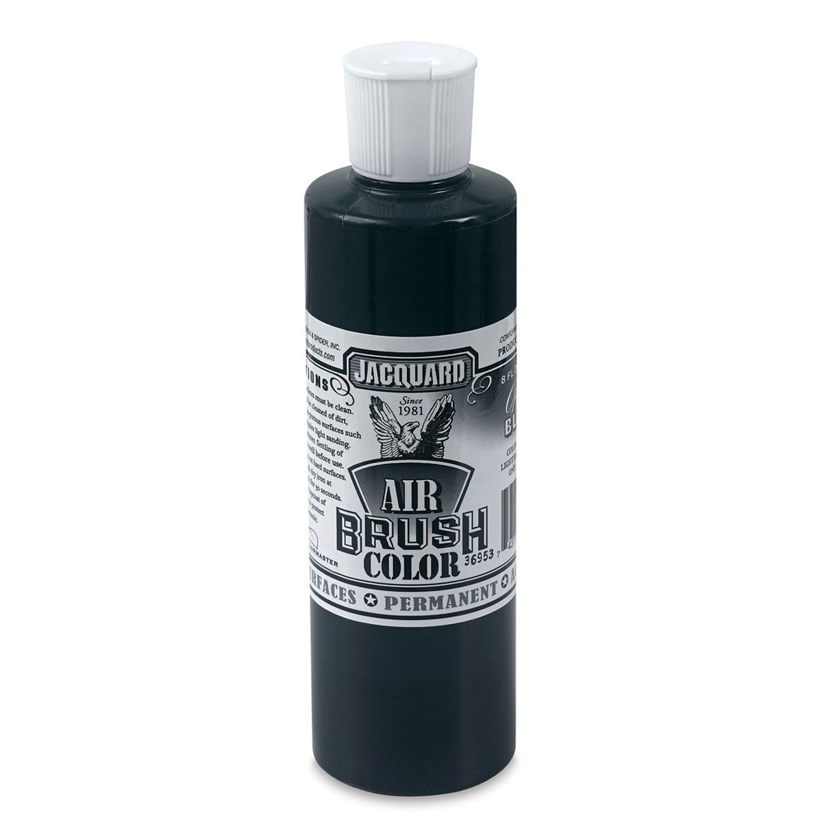 Jacquard Airbrush Paint 8 oz, Opaque Black