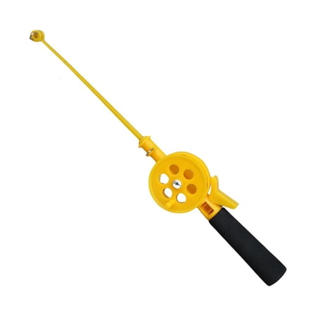 Osdhezcn Children Fishing Poles Small Ice Fishing Rod With Reels Wheel Lake Pond River Fishing Reels Poles Easy to Carry