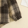 thumbnail image 4 of Landzoo Outerwear Kids Toddler Baby Boys Autumn Winter Shirt Jacket Plaid Cotton Long Sleeve Button Down Boys Coat Clothes Outwear Cozy Versatile, 4 of 7