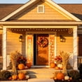 thumbnail image 4 of Thanksgiving Door Couplets Set, Fall Decor Outdoor Indoor Home Decor Accents, Pumpkin Maple Leaf Turkey Door Hanging for Entryway, Home, Holiday Decor, 4 of 7