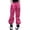 Hot Pink, variant on Cargo Pants Girls Joggers Pants Kids Elastic Waist Mesh Side Hiking Pants Streetwear with Pockets Black Size,5-6 Years
