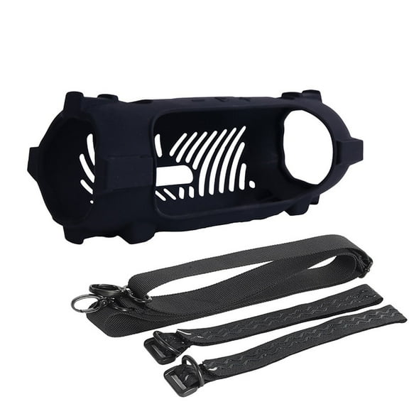 Silicone Case for JBL Charge 6 Stereo - Shockproof Protective Cover with Adjustable Shoulder Strap | Full-Body Protection for Portable Speaker