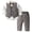 Dark Gray, variant on larppty Baby Boys Formal Wedding Ring Bearer Outfits Toddler Gentleman Bowtie Vest Guest Suits Dress Shirt Pants Set (Light Gray,3-6 Months)