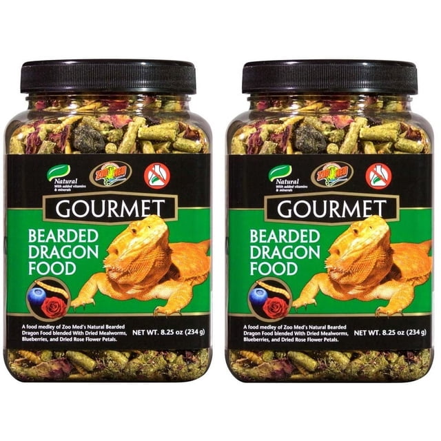 Alimento Gourmet para Dragón Barbudo Zoo Med 234 g Paquete de 2