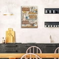 thumbnail image 5 of Farmhouse Kitchen Decor Wall Art Rustic Kitchen Sunflower Cotton Butterfly Pictures For Wall Country Kitchen Sign Canvas Print Modern Artwork For Kitchen Dinning Room Framed 12"x16", 5 of 6
