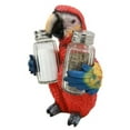 thumbnail image 5 of Ebros Tropical Rainforest Red Scarlet Macaw Parrot Salt Pepper Shakers Holder, 5 of 10