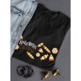 thumbnail image 3 of Candy Complement Women Black T-Shirt, Female XX-Large, 3 of 4
