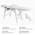 thumbnail image 4 of Costway 73" Portable Tattoo Parlor Spa Salon Facial Bed Beauty Massage Table Chair, 4 of 10
