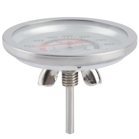 Mini BBQ Grill , Stainless Steel Temperature Gauge for Smoker, 50-900℉ Accuracy, Ideal Accessory for Outdoor Cooking